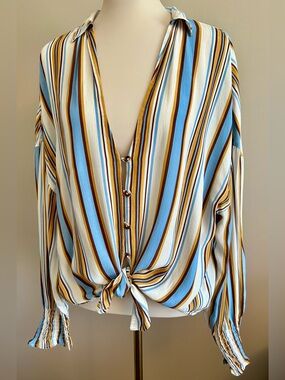 NWT- Faithfull The Brand Handmade Rayon Blouse
